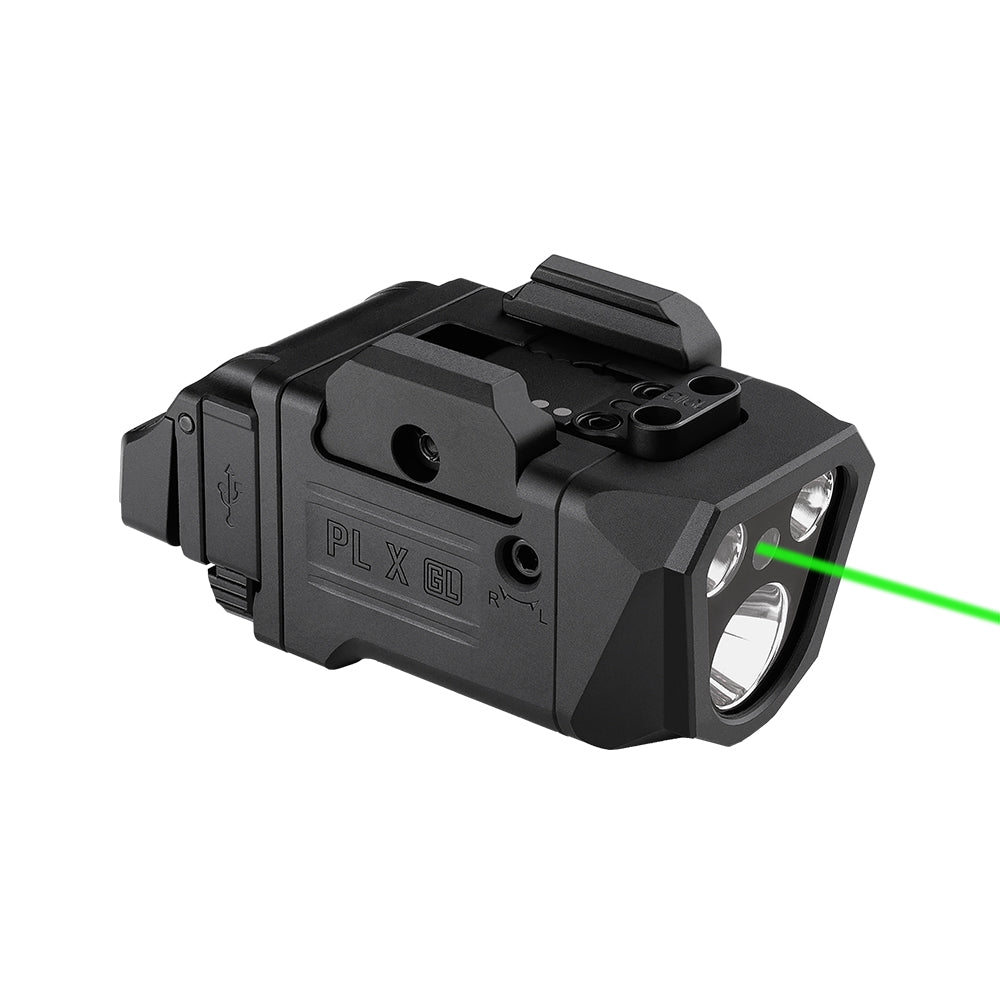 Olight PL X GL pistol light with green laser in black