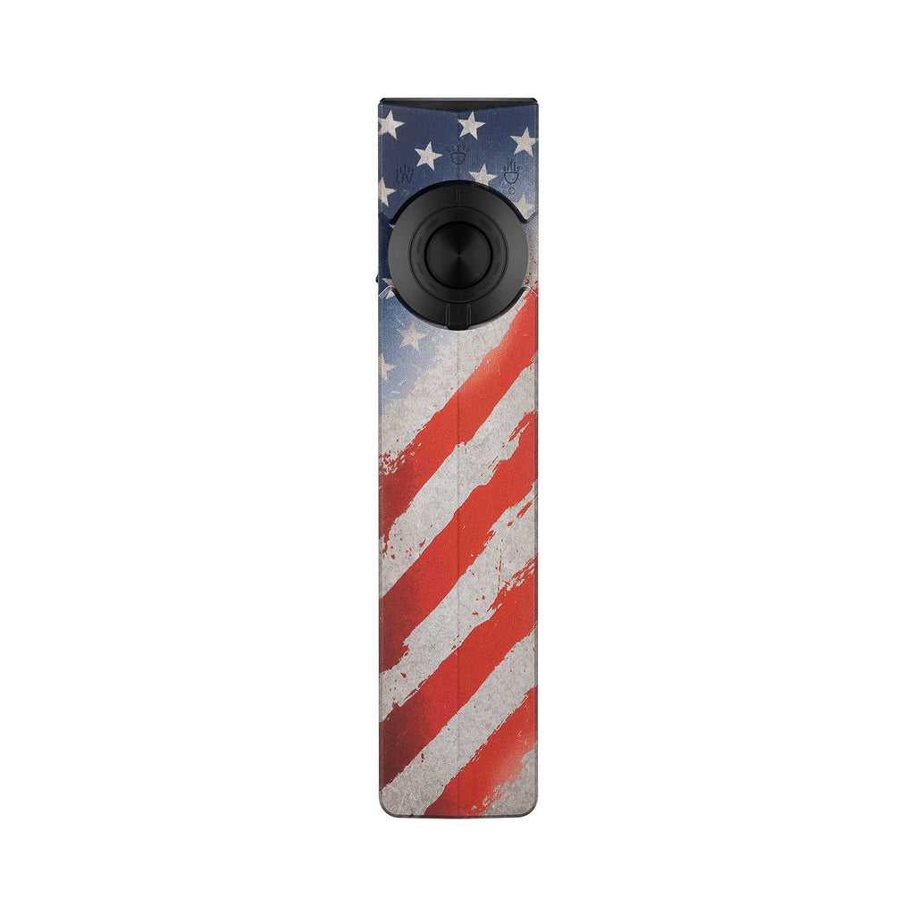 Olight ArkPro Stars & Stripes Edition with a weathered American flag finish