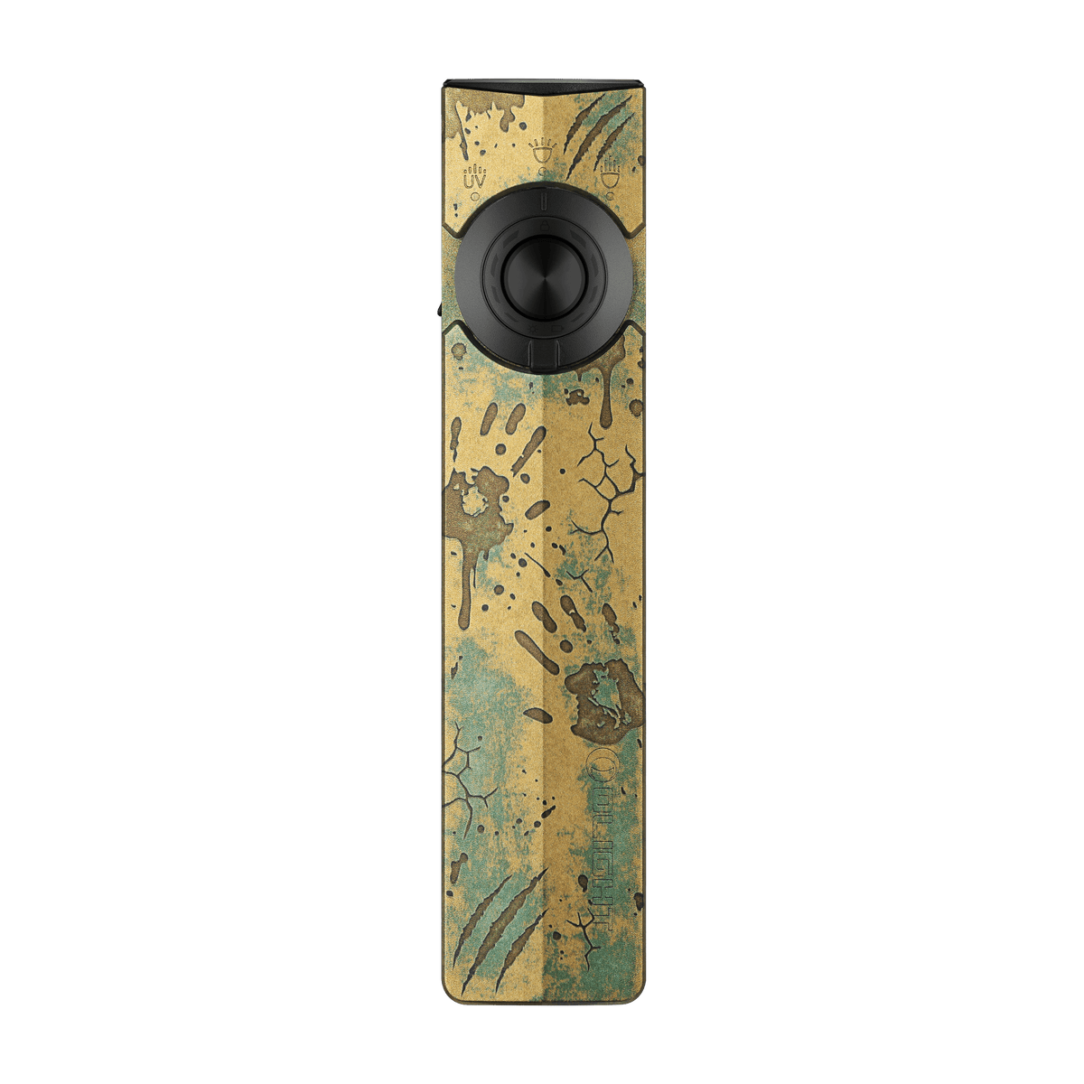 Olight ArkPro Wasteland Relic Limited Edition flat flashlight with a weathered relic finish
