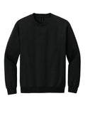 Black Gildan Heavy Blend crewneck sweatshirt, front view variant-gildan-heavy-blend-black-s variant-gildan-heavy-blend-black-m variant-gildan-heavy-blend-black-l variant-gildan-heavy-blend-black-xl variant-gildan-heavy-blend-black-2xl variant-gildan-heavy-blend-black-3xl