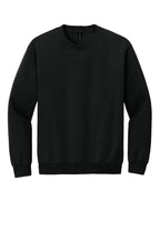 Black Gildan Heavy Blend crewneck sweatshirt, front view variant-gildan-heavy-blend-black-s variant-gildan-heavy-blend-black-m variant-gildan-heavy-blend-black-l variant-gildan-heavy-blend-black-xl variant-gildan-heavy-blend-black-2xl variant-gildan-heavy-blend-black-3xl