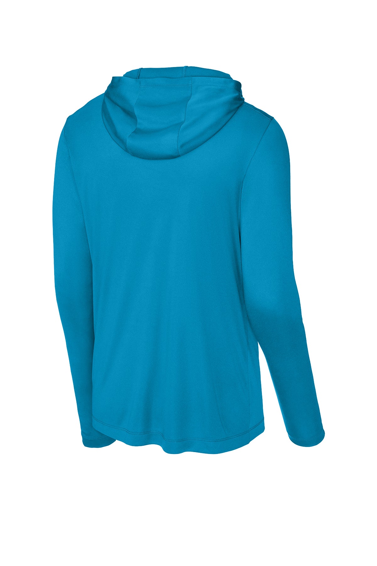 Sapphire adult sun hoodie, back view apparel-back variant-adult-sapphire-s variant-adult-sapphire-m variant-adult-sapphire-l variant-adult-sapphire-xl variant-adult-sapphire-2xl variant-adult-sapphire-3xl
