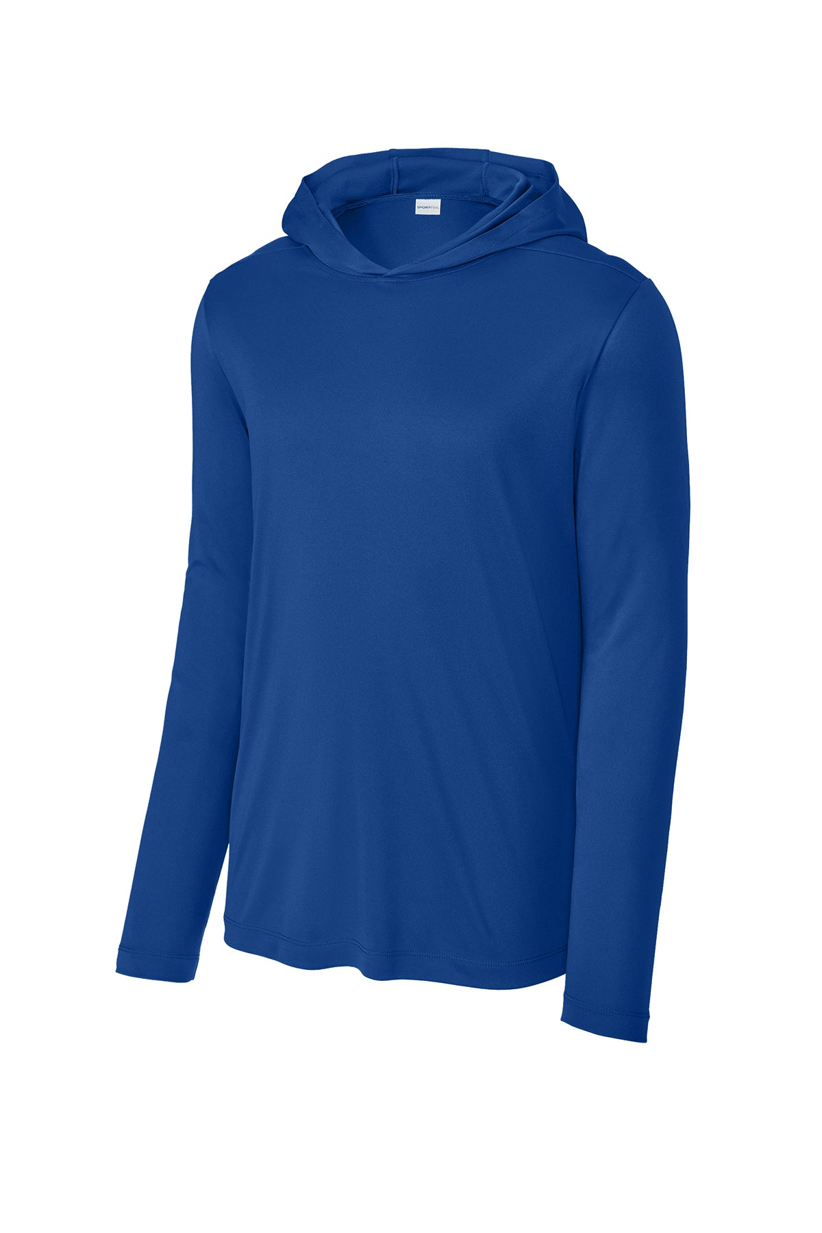 Royal adult sun hoodie, front view variant-adult-royal-s variant-adult-royal-m variant-adult-royal-l variant-adult-royal-xl variant-adult-royal-2xl variant-adult-royal-3xl