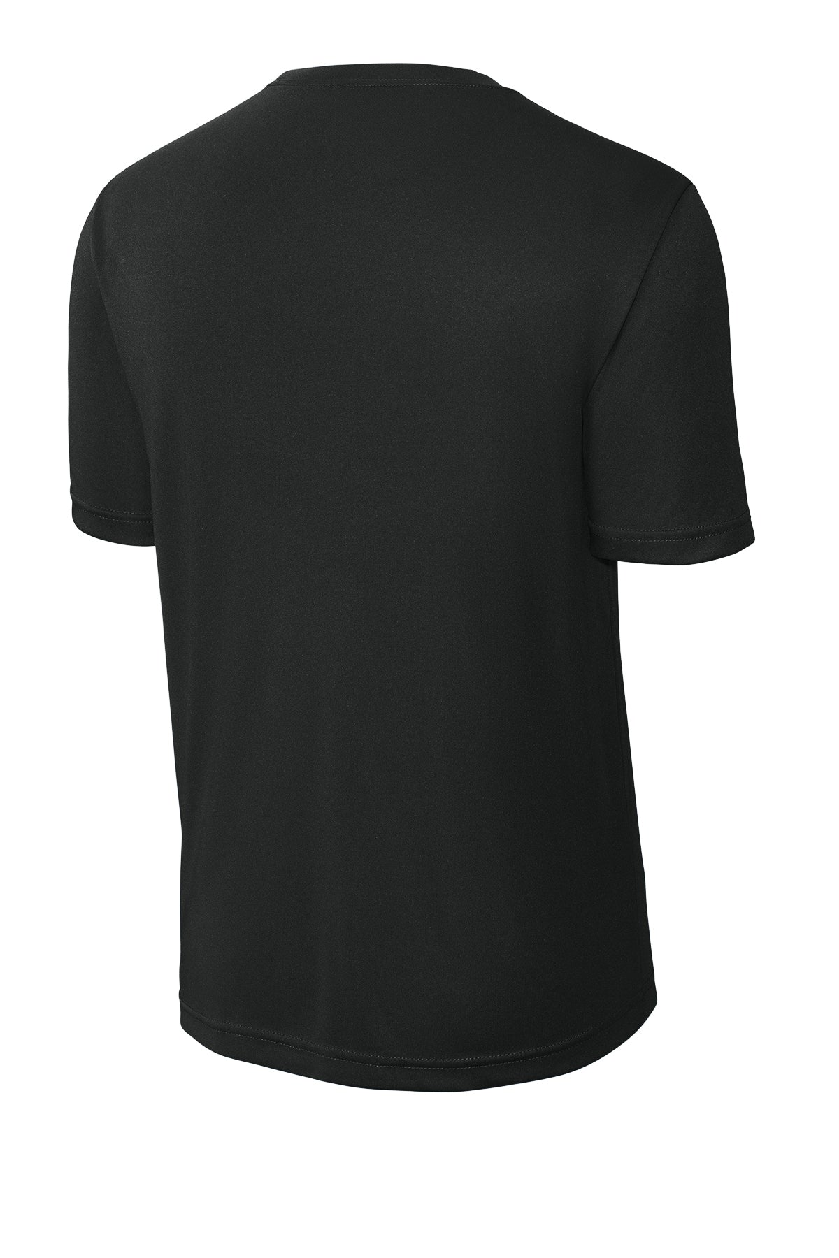 Black Performance (Sport-Tek) duty shirt, back view