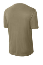 Coyote Brown Performance (Sport-Tek) duty shirt, back view