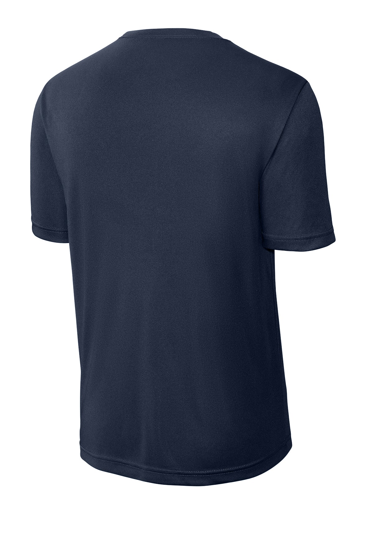 Navy Performance (Sport-Tek) duty shirt, back view