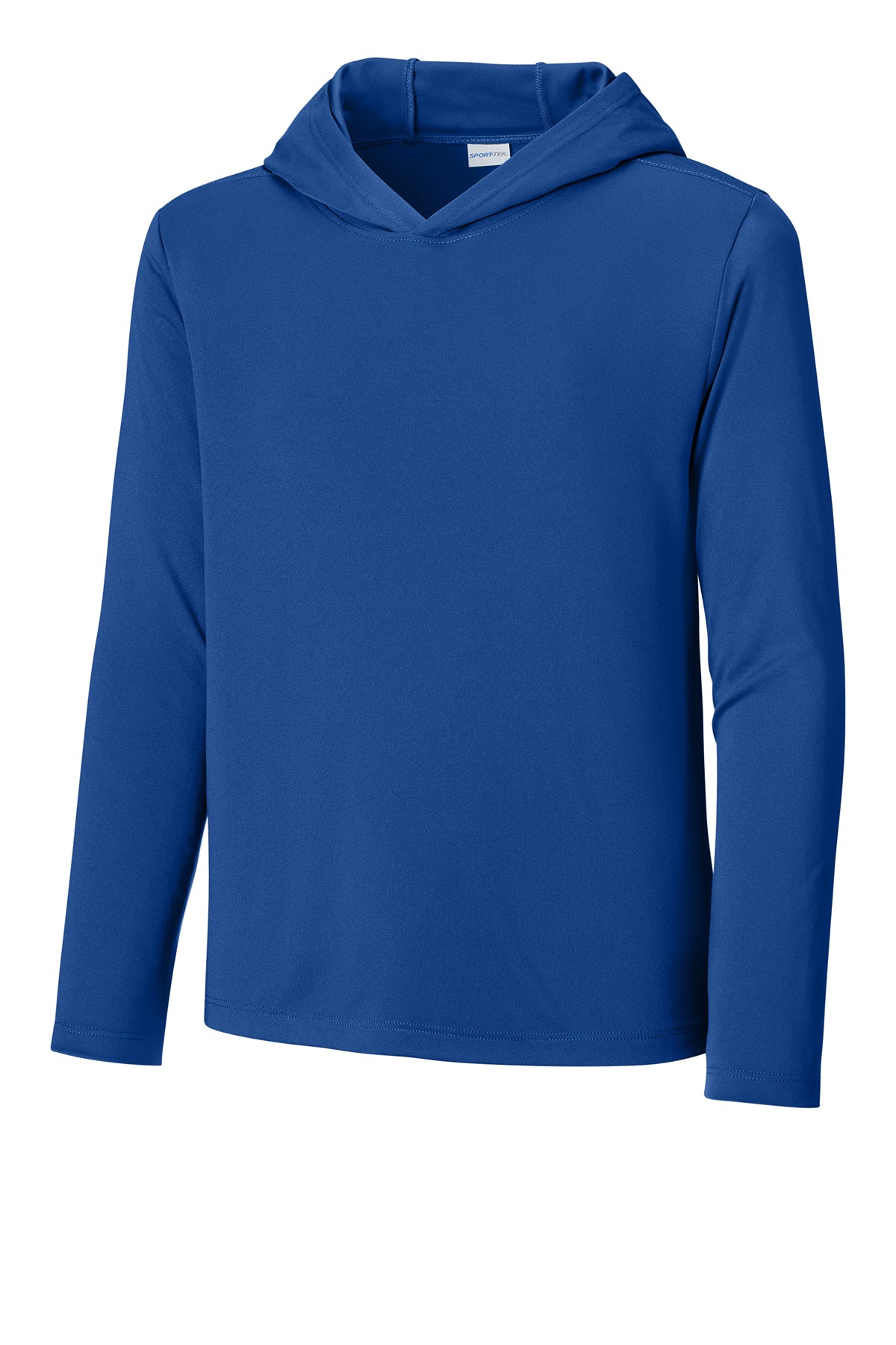Royal youth sun hoodie, front view variant-youth-royal-youth-xs variant-youth-royal-youth-s variant-youth-royal-youth-m variant-youth-royal-youth-l variant-youth-royal-youth-xl
