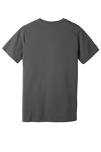 Charcoal Premium Cotton (Bella+Canvas) duty shirt, back view