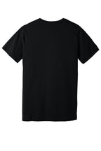 Black Premium Cotton (Bella+Canvas) duty shirt, back view