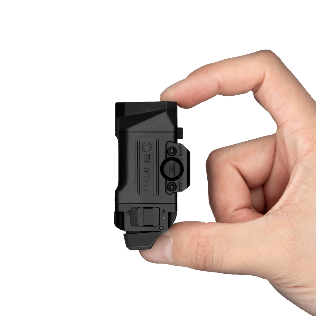 Olight PL X spotlight and floodlight beams compared