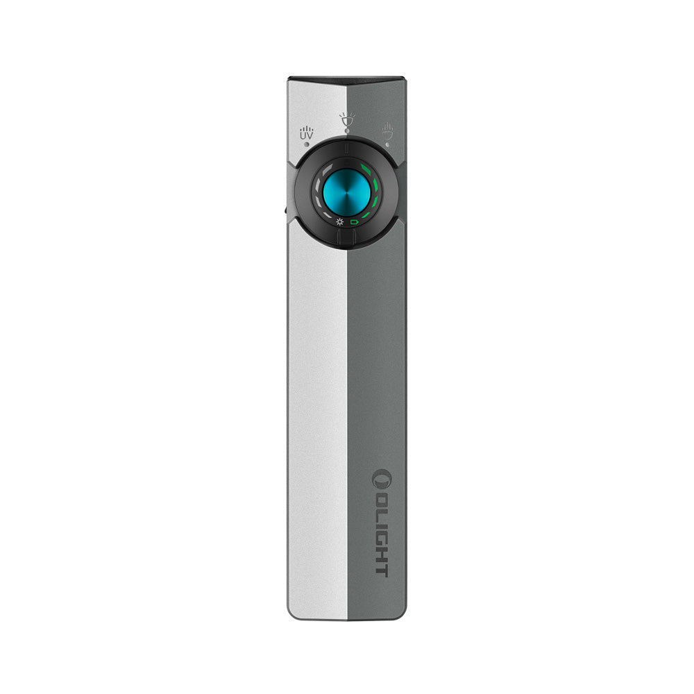 Olight ArkPro flat EDC flashlight in Silver Graphite