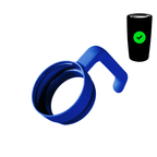 Blue twist-on tumbler handle for the 20 oz. classic tumbler