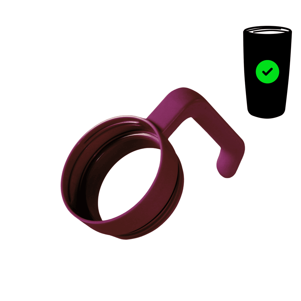 Maroon twist-on tumbler handle for the 20 oz. classic tumbler