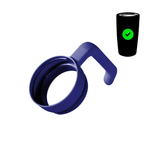 Navy twist-on tumbler handle for the 20 oz. classic tumbler