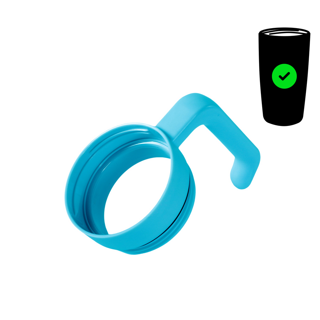 Teal twist-on tumbler handle for the 20 oz. classic tumbler