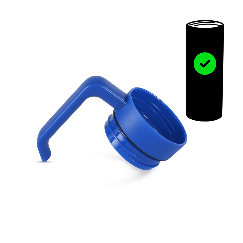Blue twist-on tumbler handle for the 20 oz. skinny tumbler