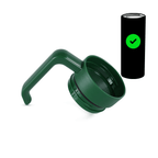 Green twist-on tumbler handle for the 20 oz. skinny tumbler