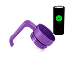 Purple twist-on tumbler handle for the 20 oz. skinny tumbler
