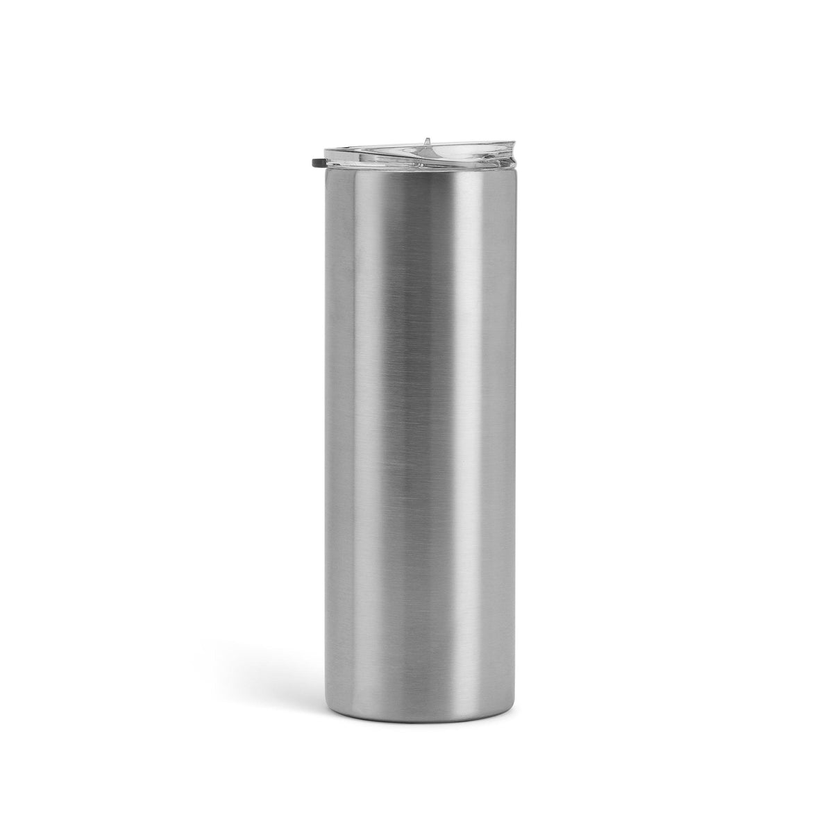 20 oz. Skinny Tumbler in double wall vacuum insulated stainless steel — custom engraved tumbler by Solano Laser Craft