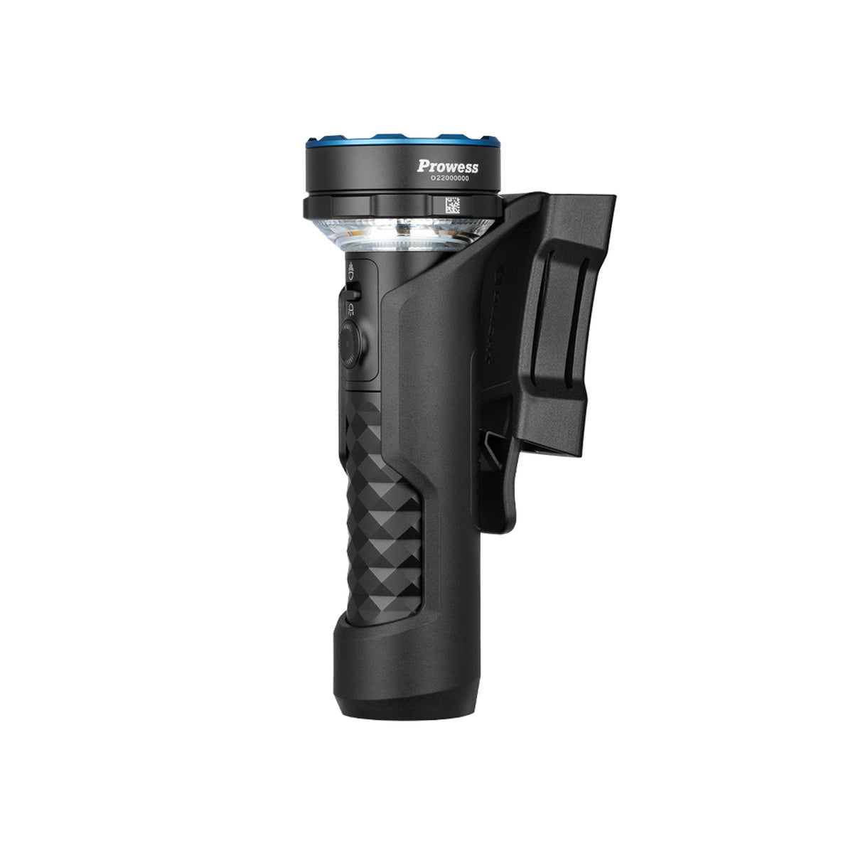 Black Prowess in its holster