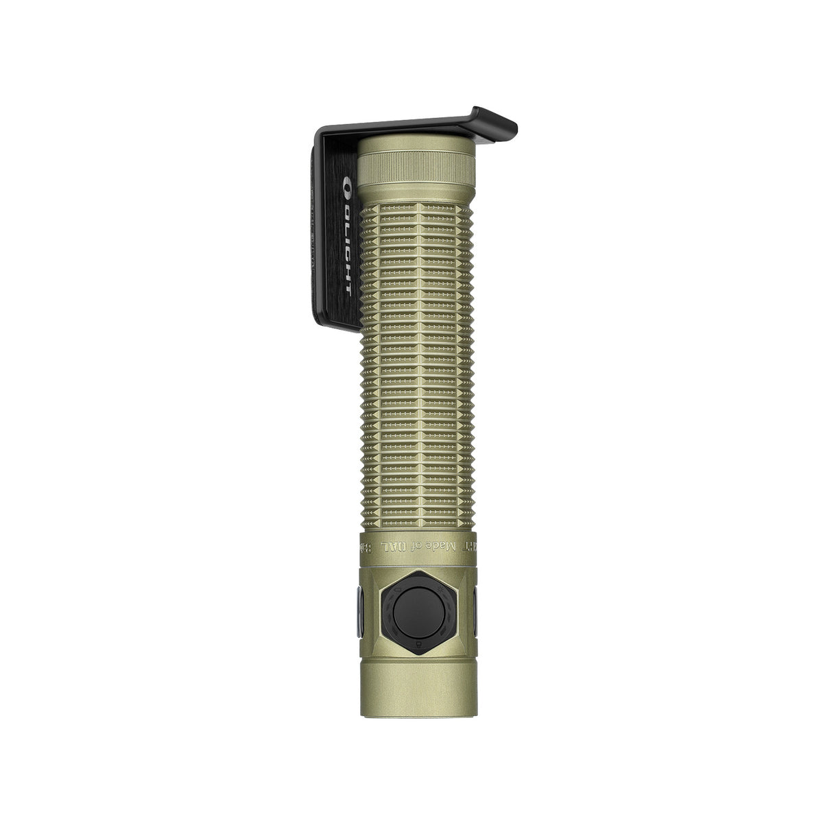Baton Ultra in Olive Green with its pocket clip