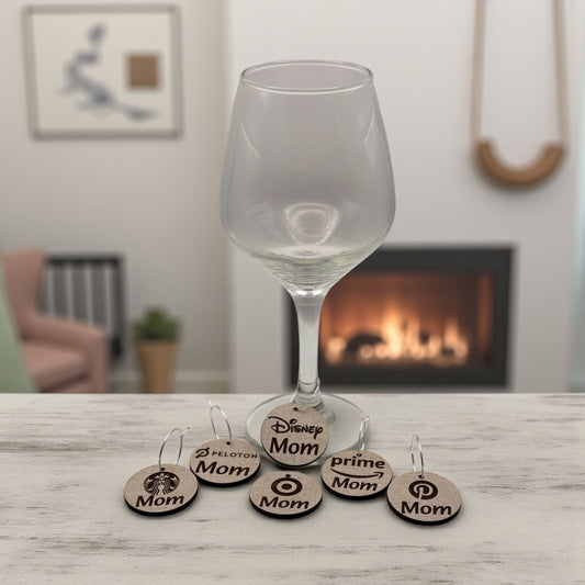 Wine Charm Set - Mom Life