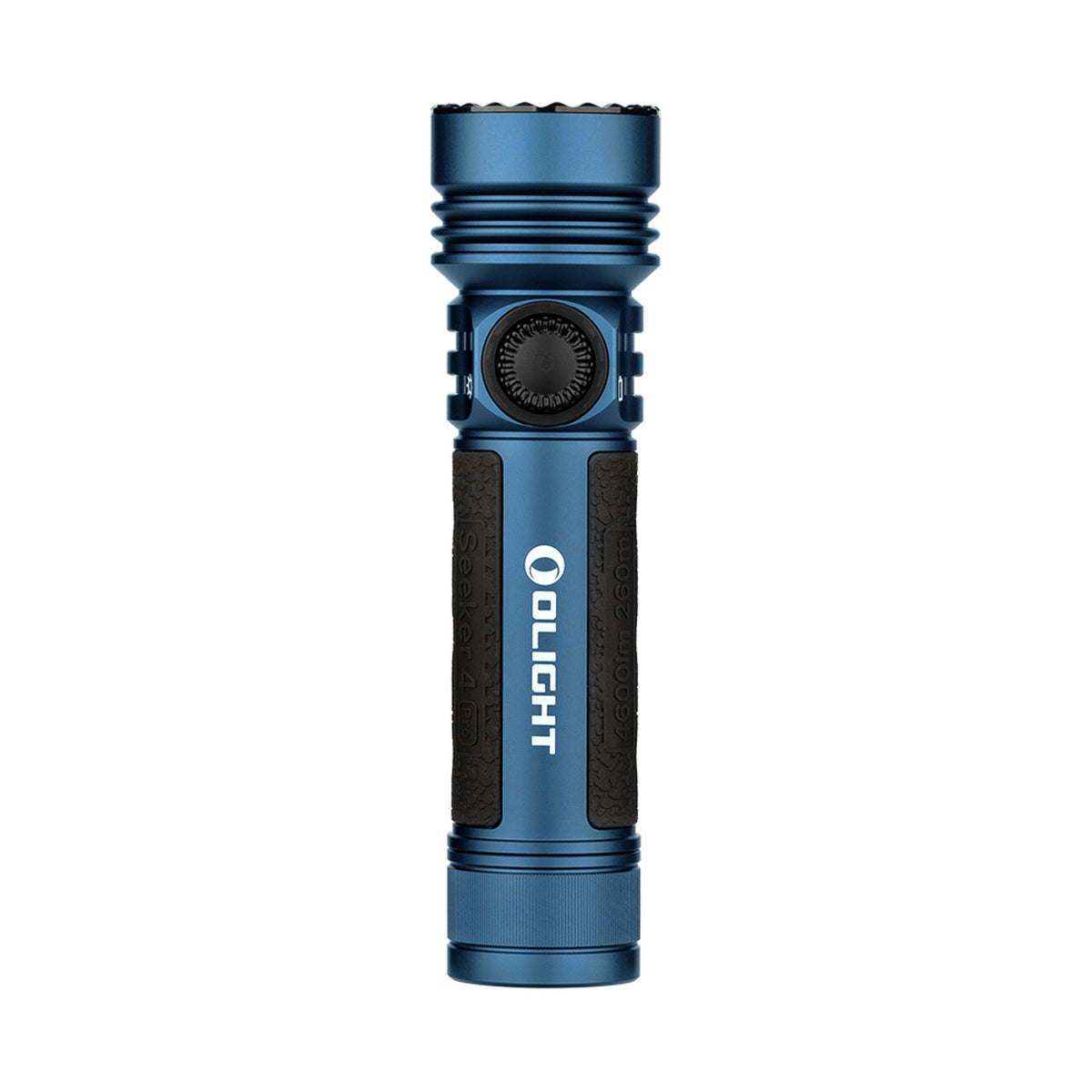 Olight Seeker 4 Pro flashlight in Midnight Blue