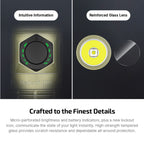 Baton Ultra battery indicator and reinforced glass lens