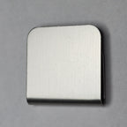 Silver magnetic hat clip with a removable golf ball marker