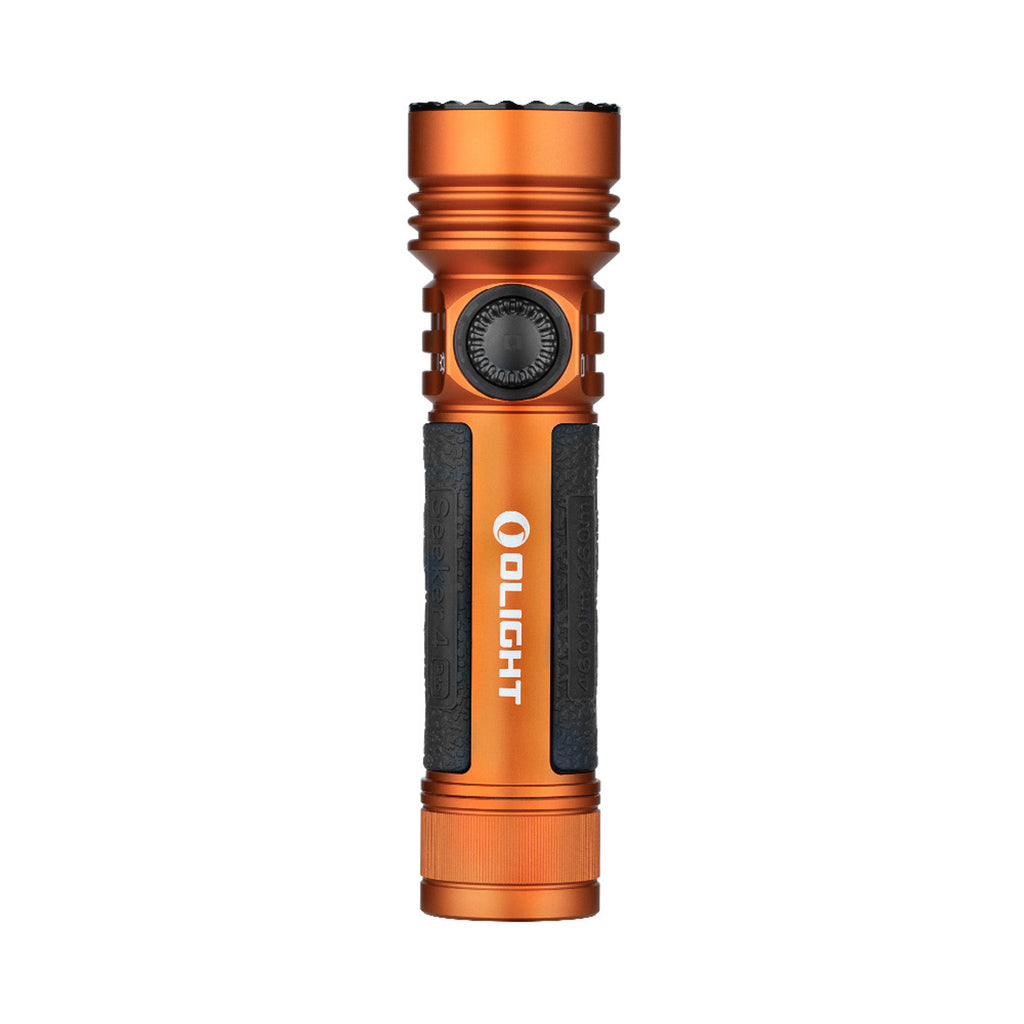 Olight Seeker 4 Pro flashlight in Orange