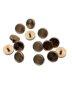 Brass golf club grip markers, a set of fourteen