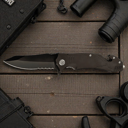 Custom Engraved Bison River Rescue Knife