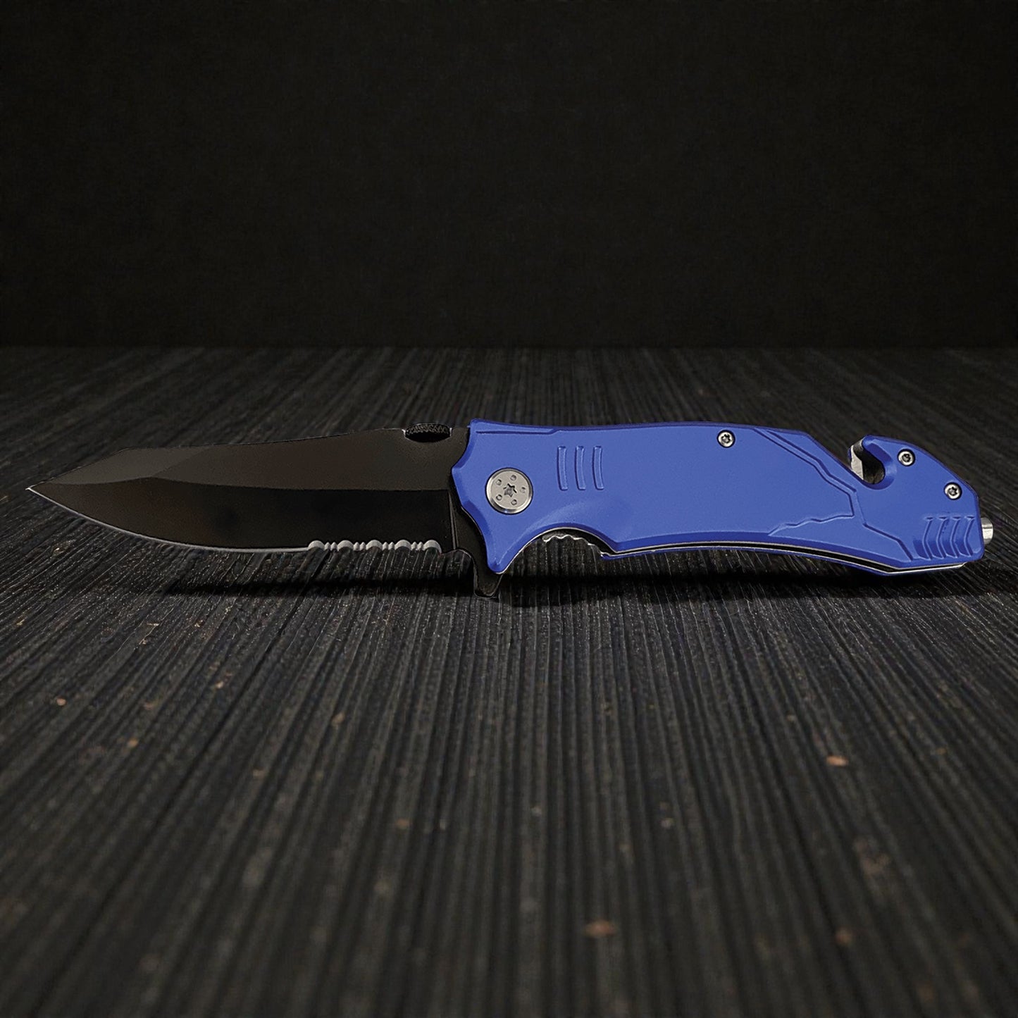 Custom Engraved Bison River Rescue Knife