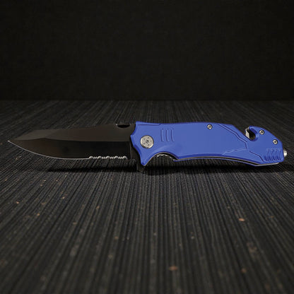 Custom Engraved Bison River Rescue Knife