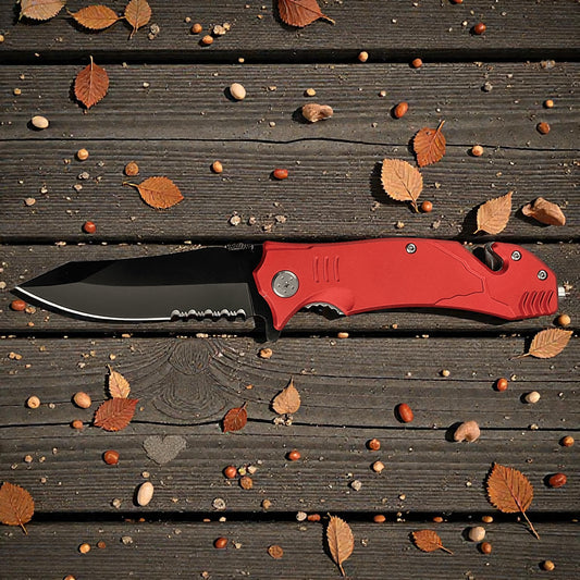 Custom Engraved Bison River Rescue Knife