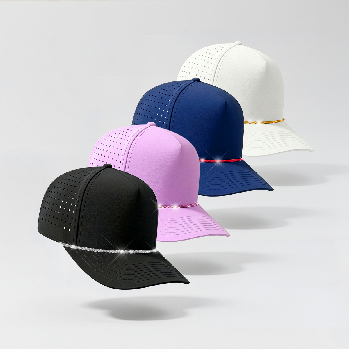 Anyrope Bling rhinestone hat ropes — all colors