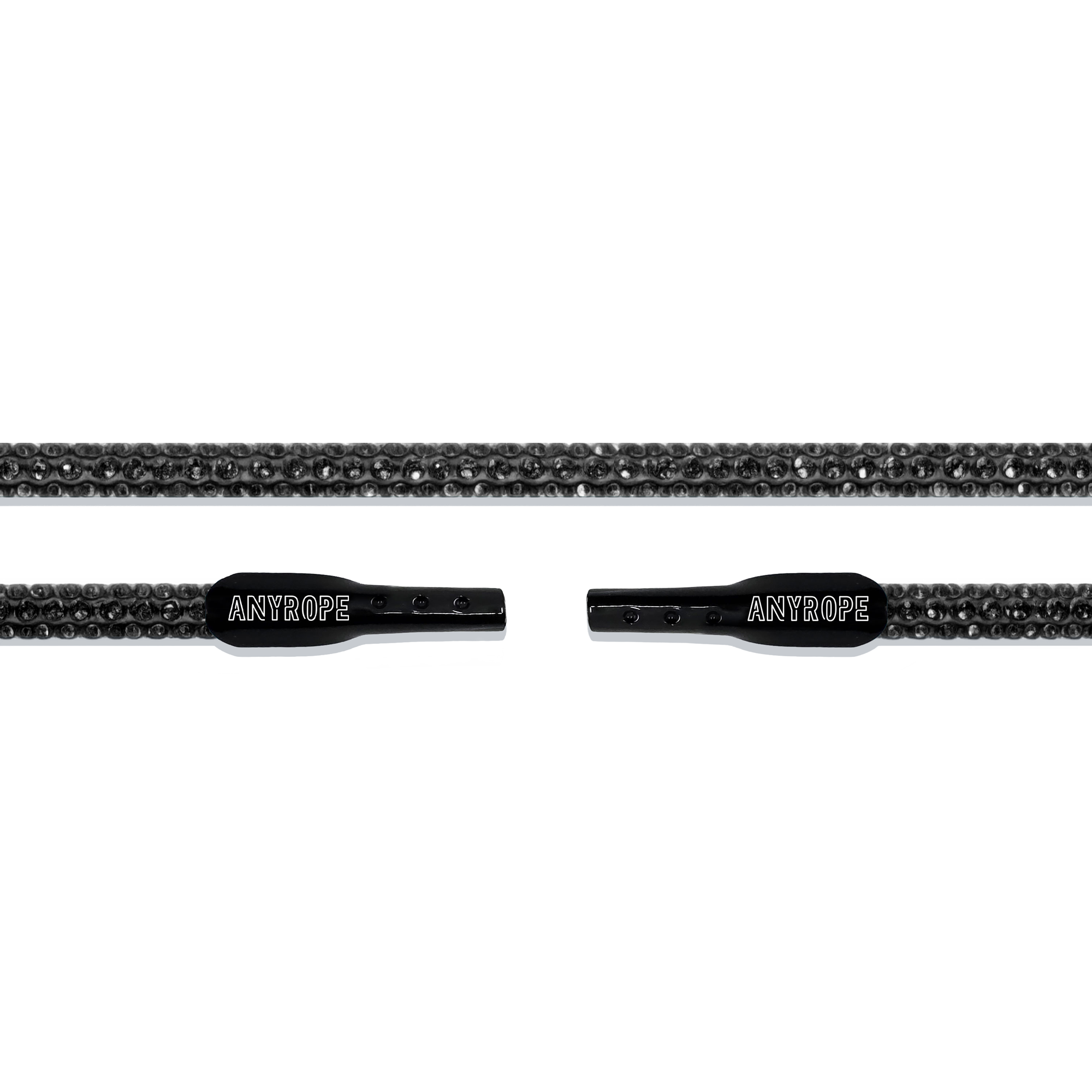 Onyx Anyrope Bling rhinestone hat rope — interchangeable snapback rope