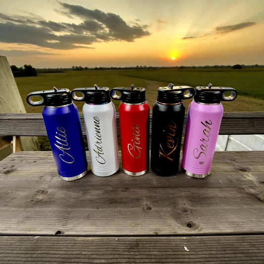 Custom Engraved Water Bottles
