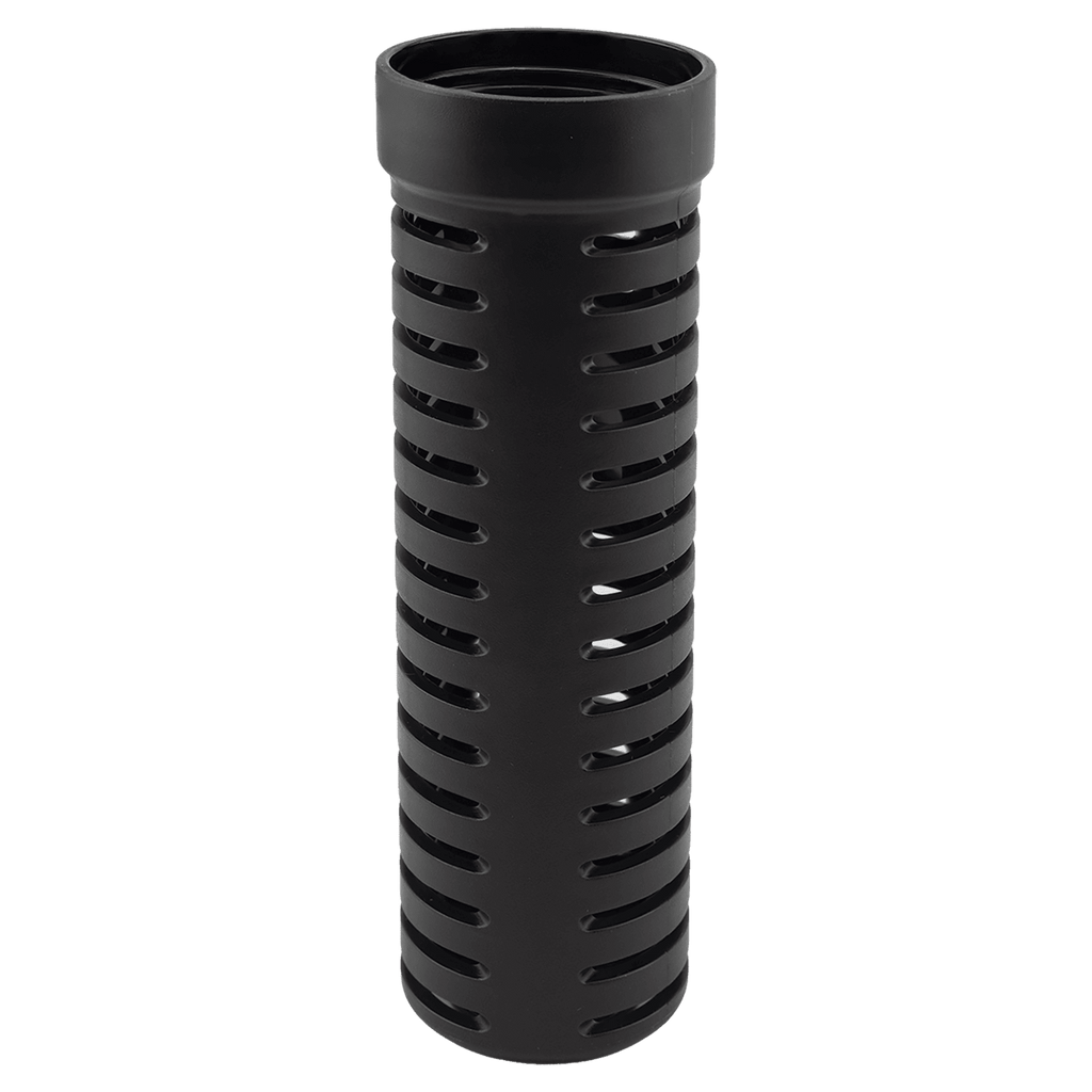 Black slotted plastic fruit infuser tube for the 64 oz pitcher