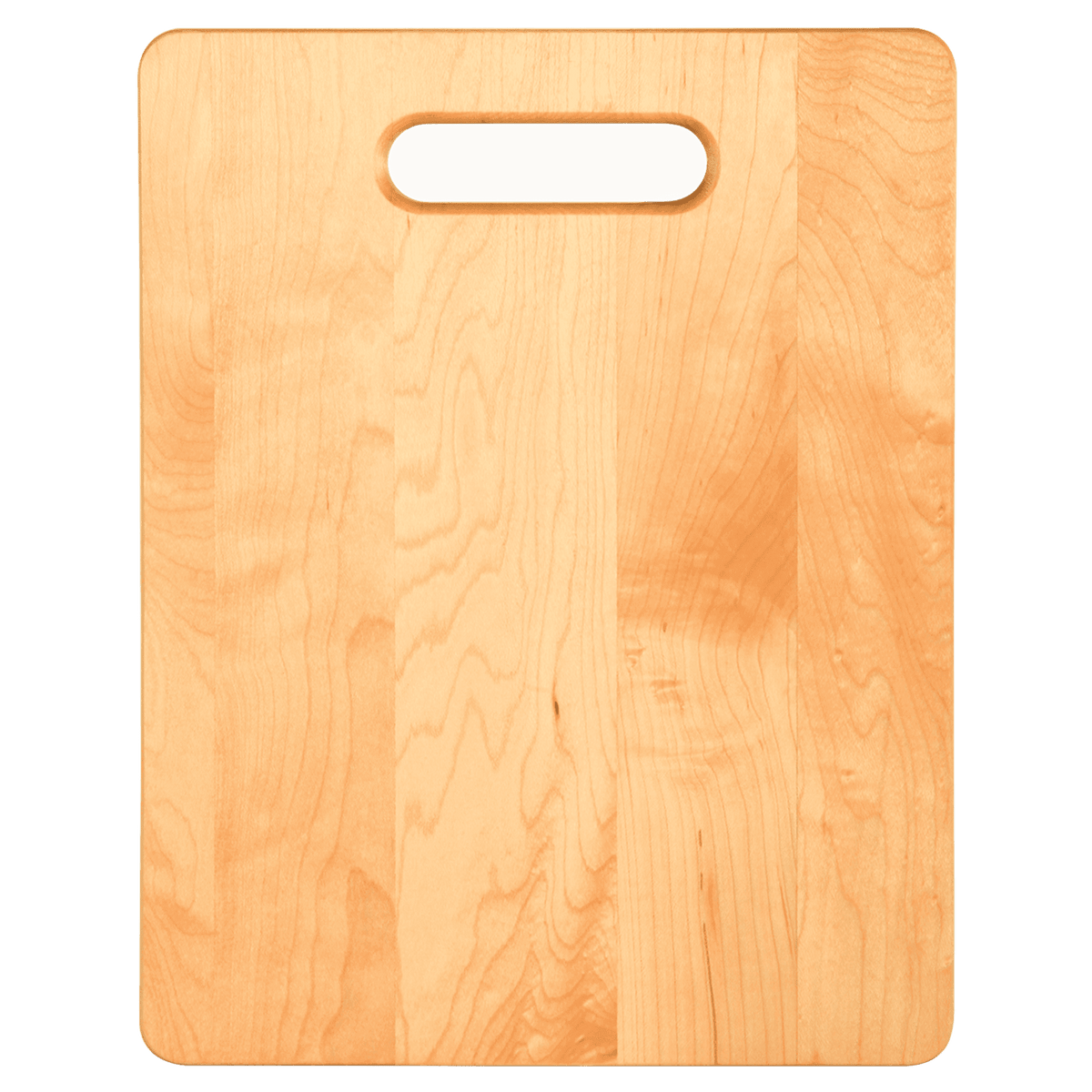 Flat maple cutting board, 11 1/2 by 8 3/4 inches, unengraved
