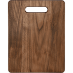 Flat walnut cutting board, 11 1/2 by 8 3/4 inches, unengraved
