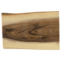 Live edge black walnut bar board, 9 by 6 inches, unengraved