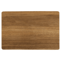Flat acacia cutting board, 9 by 6 inches, unengraved
