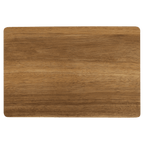 Flat acacia cutting board, 9 by 6 inches, unengraved