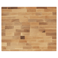 Maple butcher block cutting board, 16 by 13 by 1 1/2 inches, unengraved