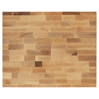 Maple butcher block cutting board, 16 by 13 by 1 1/2 inches, unengraved