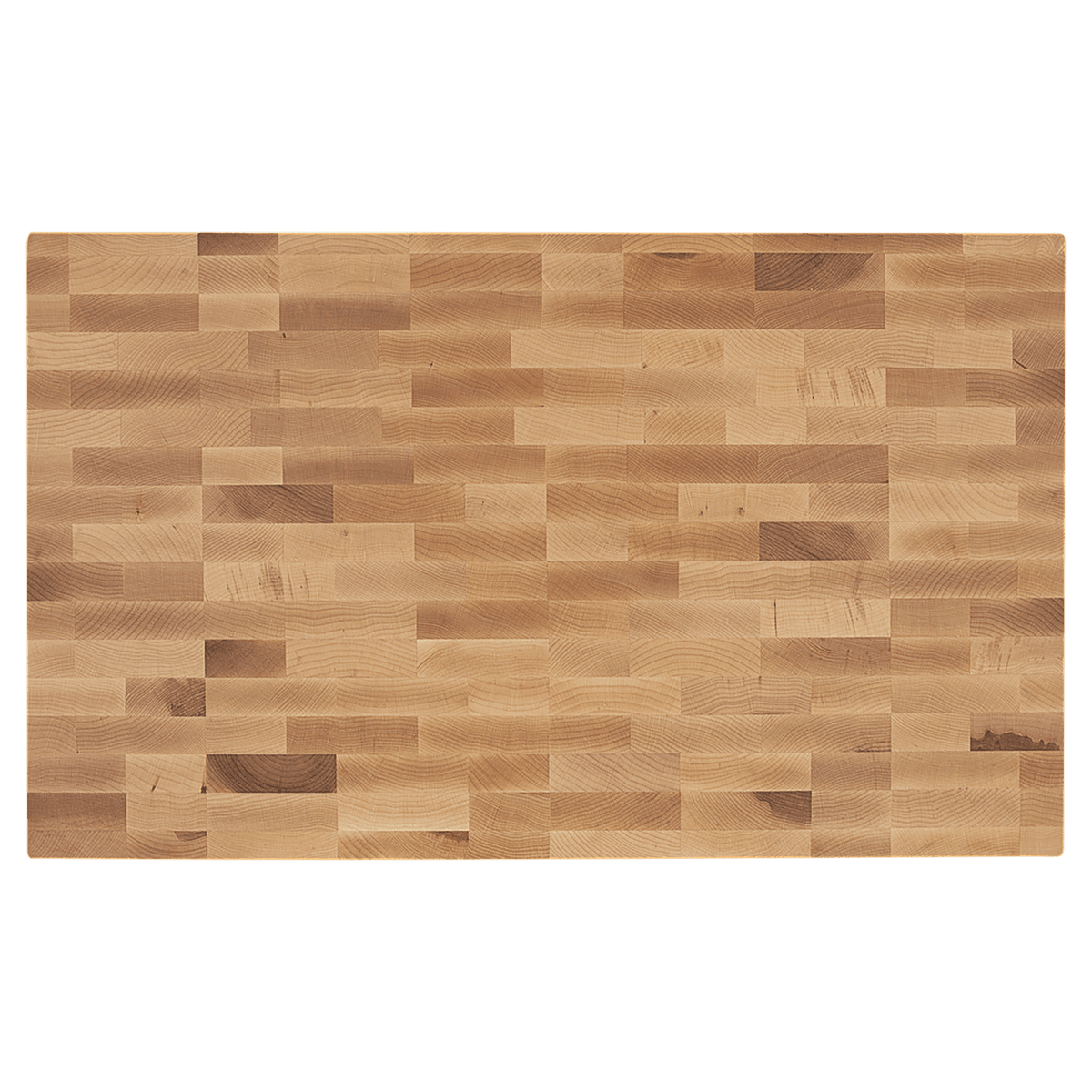 Maple butcher block cutting board, 22 by 13 by 1 1/2 inches, unengraved