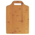 Bamboo cutting board with handle, 13 by 9 inches, unengraved