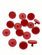 Red golf club grip markers, a set of fourteen