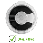 Clear magnetic slider lid for 30 oz Polar Camel tumblers and 40 oz travel mugs